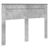 vidaXL Bedframe met hoofdeinde Beton Grijs 140 x 190 cm Bewerkt hout