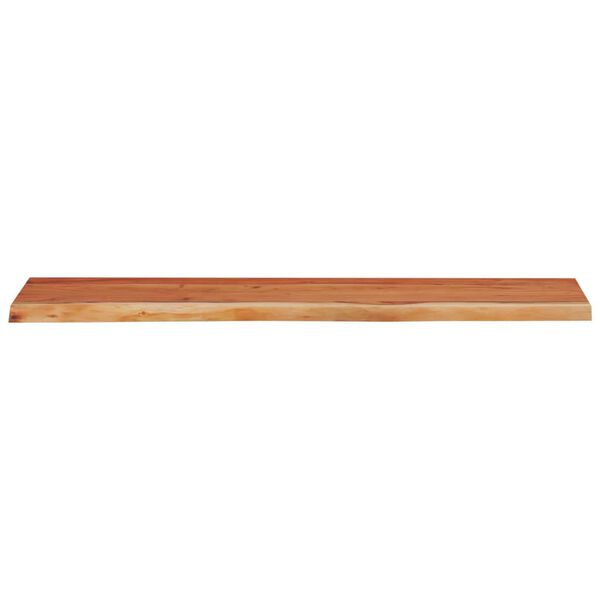 vidaXL Wandschap rechthoekig natuurlijke rand 100x30x2,5 cm acaciahout