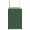 vidaXL Papieren zakken 250 st met hengsels 26x17x25 cm groen
