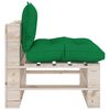 vidaXL 5-delige Loungeset met kussens pallet grenenhout