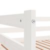 vidaXL Slaapbank met onderschuifbed 90x190 cm massief grenenhout wit