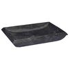 vidaXL Gootsteen 50x35x10 cm marmer zwart