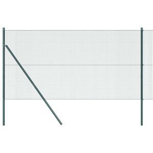 vidaXL Grond Fix Gelast Draadhek 100 x 1 m (B x H) PVC-Coated Staal