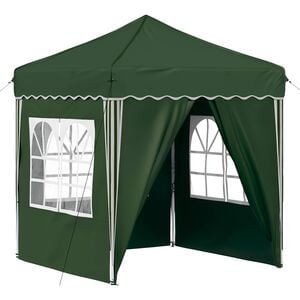 vidaXL Pop-up partytent 195 x 195 x 245 cm Groen Oxford Stof
