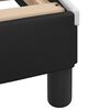 vidaXL Bedframe zonder matras "Hvar" kunstleer zwart en wit 160x200 cm