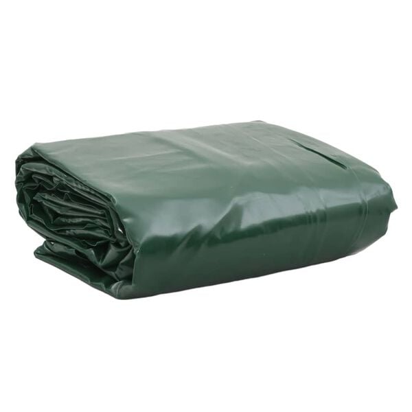 vidaXL Dekzeil 650 g/m&sup2; 1,5x6 m groen