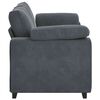 vidaXL Loveseat bank 180x77x82 cm fluweel donkergrijs