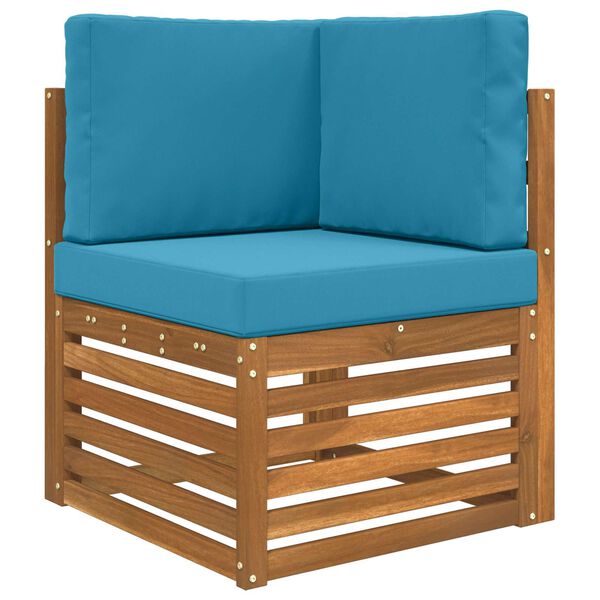 vidaXL Buiten bankkussen 3 pcs Koninklijk Blauw Polyester