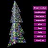 vidaXL Kerstboom met 160 LED Multikleur 150 cm Acryl