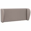 vidaXL Hoofdbord oor Taupe 40 x 23 x 6 cm Stof