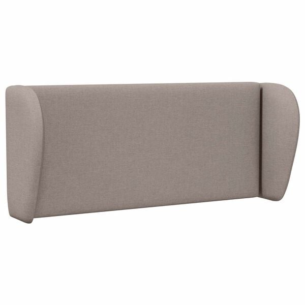 vidaXL Hoofdbord oor Taupe 40 x 23 x 6 cm Stof