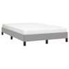 vidaXL Bedframe zonder matras 120x200 cm stof lichtgrijs