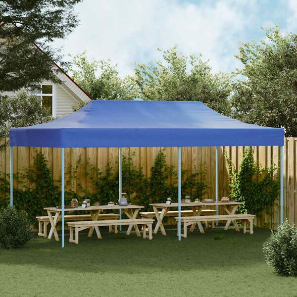 vidaXL Vouwtent pop-up 3x6 m blauw