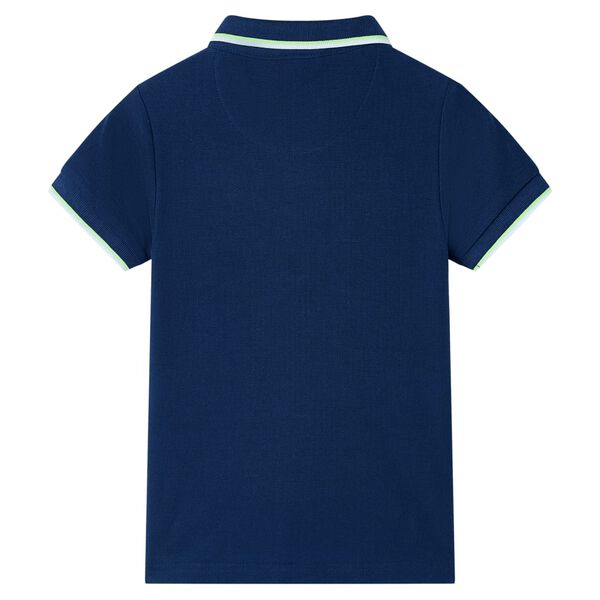 Kinderpoloshirt 104 marineblauw