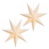 vidaXL Kerstverlichting RAAHE 2 st 10 LED's Warmwit 45 x 6 x 45 cm