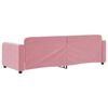 vidaXL Slaapbank 80x200 cm fluweel roze