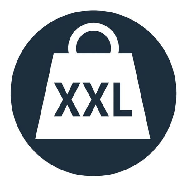 RIDDER Badkamerkruk Zac XXL PU aluminium zwart