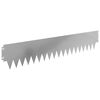 vidaXL Tuinrand 10 st 103 x 20 cm metaal Zilverkleurig