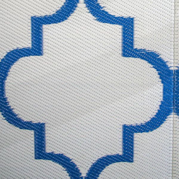Bo-Camp Buitenkleed Chill mat Casablanca XL 2,7x3,5 m blauw