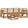vidaXL Buiten bankenset 5 pcs Naturel Massief Acaciahout