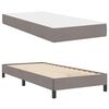 vidaXL Boxspringbed met matras Taupe 90 x 200 cm Stof