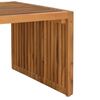 vidaXL Tuin Bijzettafel Bruin 90 x 50 x 36 cm Massief teakhout