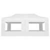 vidaXL Partytent inklapbaar met wanden 6x3 m aluminium wit