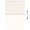vidaXL Zebra Blind 105x150cm stofbreedte 100,9cm polyester marmerbeige