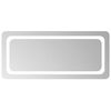 vidaXL LED Badkamer Spiegel Transparant 90 x 40 cm gehard glas