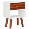 vidaXL Nachtkastje 40x30x57 cm massief acaciahout