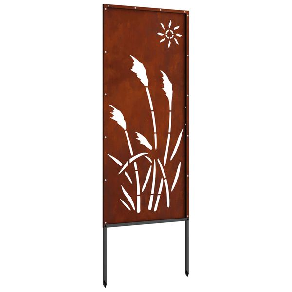 vidaXL Tuin Privacy Screen Fretwerk Roestig 50 x 140 cm Cortenstaal