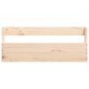 vidaXL Wandschoenenrekken 2 st 59x9x23 cm massief grenenhout
