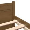 vidaXL Bedframe massief hout honingbruin 75x190 cm