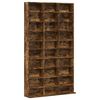 vidaXL Cd-kast 102x23x177,5 cm bewerkt hout gerookt eikenkleurig