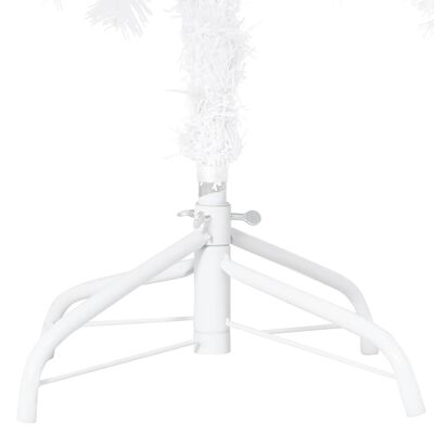 vidaXL Kunstkerstboom met verlichting dikke takken 240 cm wit
