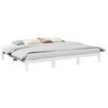vidaXL Bedframe Family zonder matras 270x200 cm massief grenenhout wit