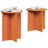vidaXL Salontafel 2 pcs Wasbruin