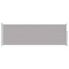 vidaXL Tuinscherm uittrekbaar 100x300 cm grijs