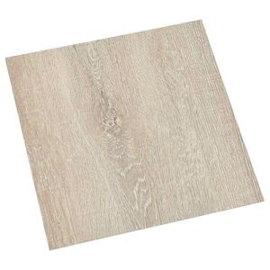 vidaXL Zelfklevende Vloerplanken Bruin en beige 30,5 x 30,5 cm 20 st