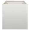 vidaXL Plantenbak 40x80x40 cm roestvrij staal