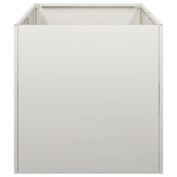 vidaXL Plantenbak 40x80x40 cm roestvrij staal