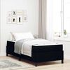 vidaXL Boxspringbed met matras Zwart 90 x 190 cm Stof