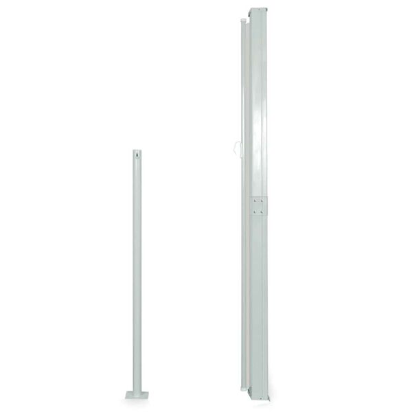 vidaXL Windscherm uittrekbaar 160x500 cm blauw