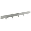 vidaXL Gazonrand 20 st 100 x 12 cm Staal Zilverkleurig