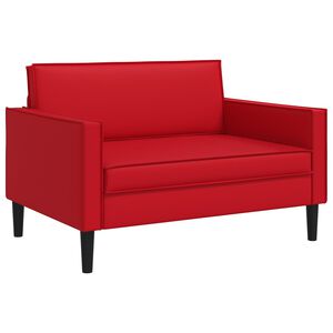 vidaXL XXL fauteuil Rood Kunstleer