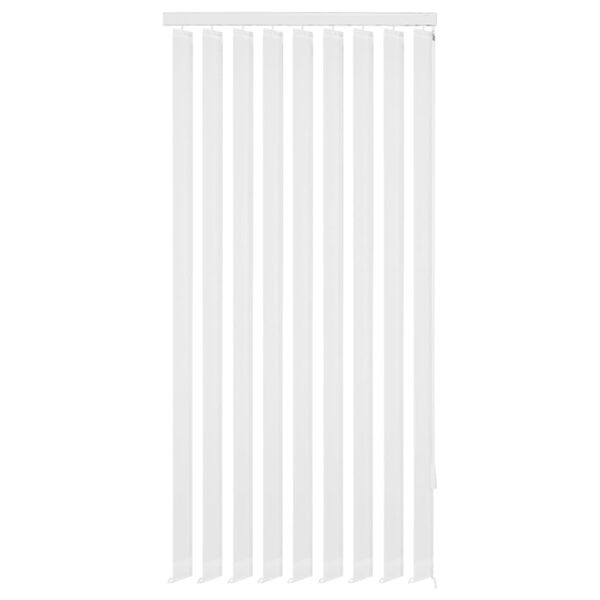 vidaXL Verticale jaloezie wit stof 120x180 cm