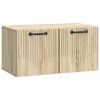 vidaXL Wandbeugel TV-kast Sonoma Eiken 59,5 x 31 x 30 cm Bewerkt hout