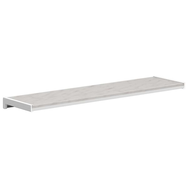 vidaXL Raamsokkel Marmer Tekst -enure 60 x 25 x 4,5 cm PVC