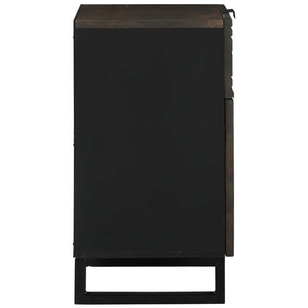 vidaXL Nachtkastje Walnotenhout 50 x 33 x 60 cm Massief acaciahout