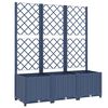 vidaXL Tuin Blauw Grijs 120 x 40 x 136 cm